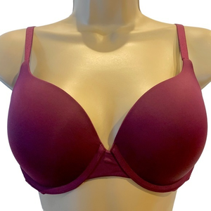 Victoria’s Secret Plum T-shirt Push-up Full Coverage Bra 34D‎